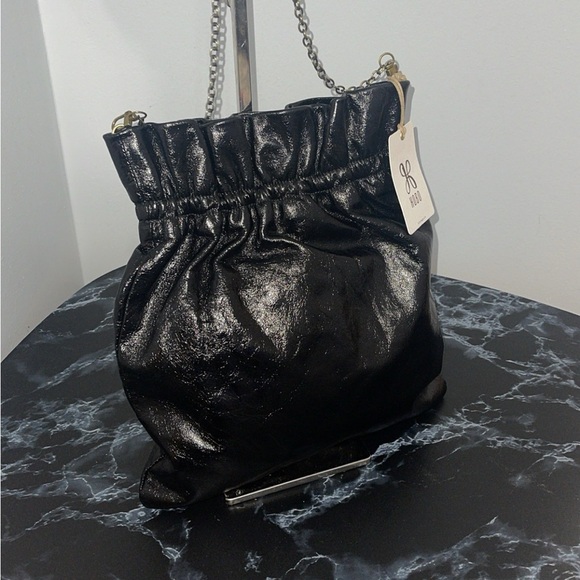 HOBO Handbag Prose Convertible Crossbody Bag Black Genuine Leather AUTHENTIC NEW - Picture 5 of 11